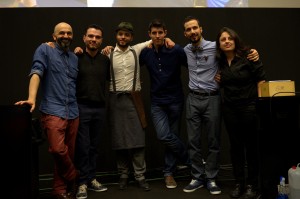 Los seis finalistas. De izquierda a derecha, Javier García, Francisco Tomas, Martin Prieto, Francisco Blanco (subcampeón), Héctor Hernández (tercer clasificado) y Alba Lage.
